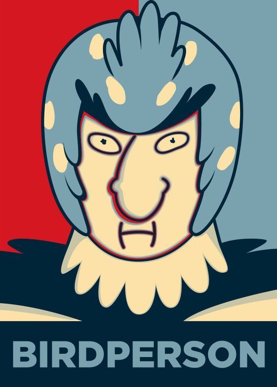 Birdperson in pain